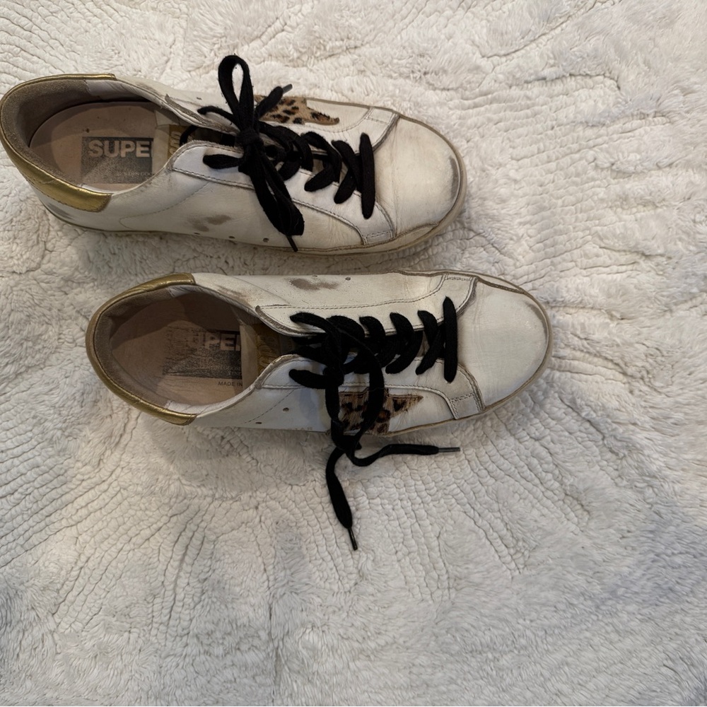 Golden goose leather calf hair - leopard - Picture 4 of 10